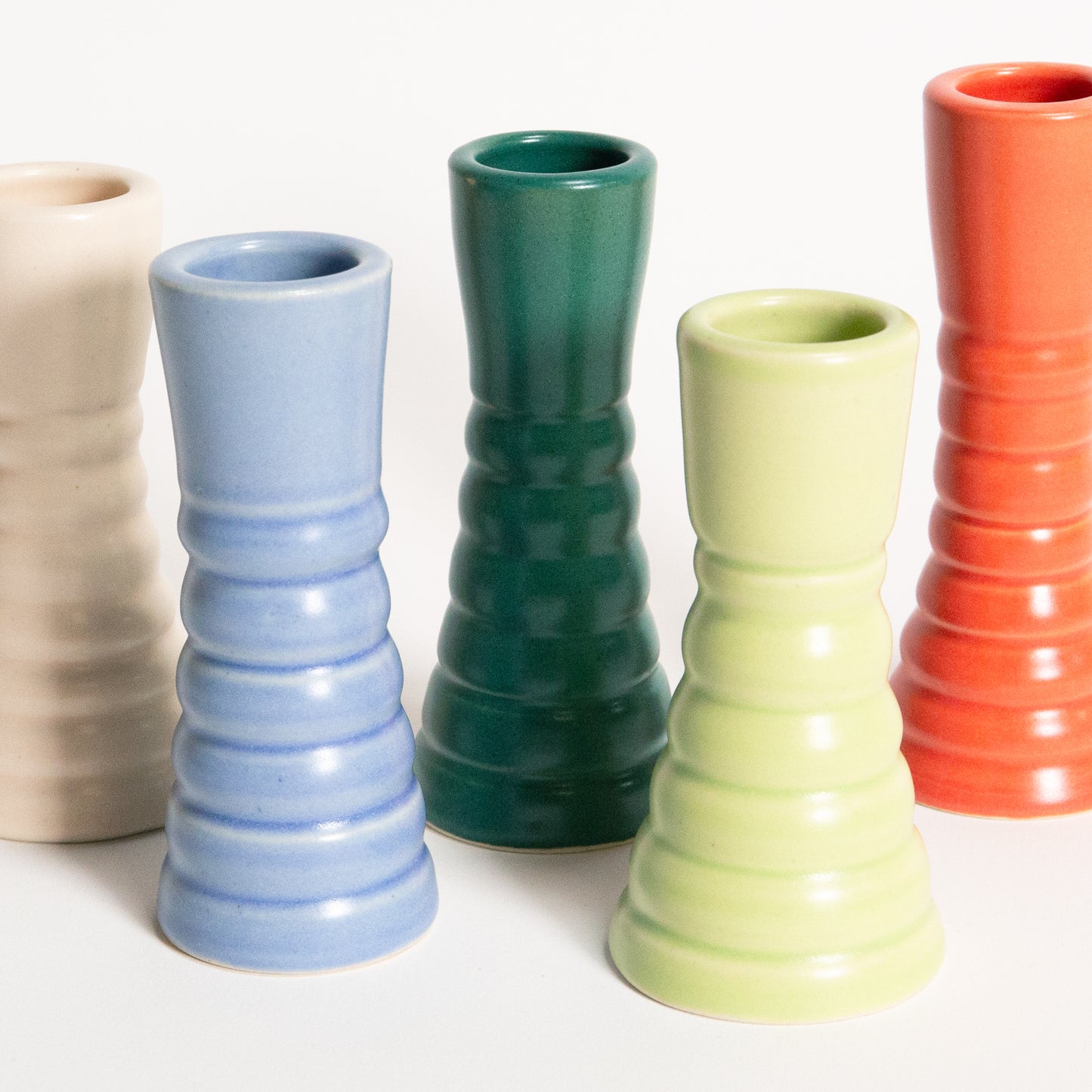 Candleholder in Bright Red