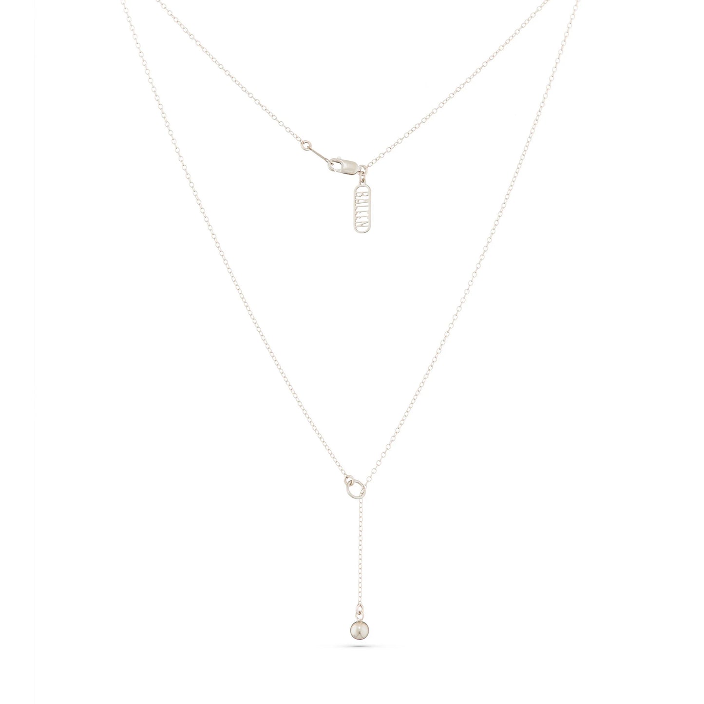 Ballerina Necklace in Silver