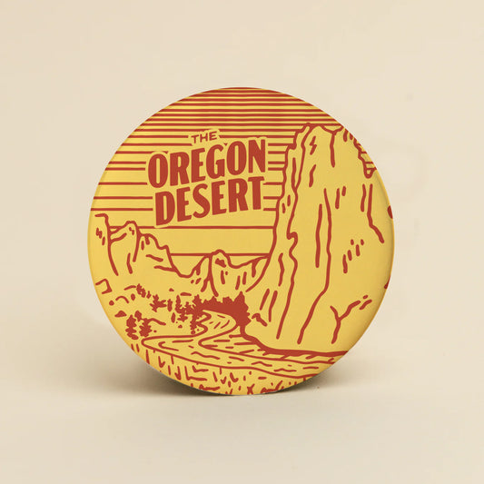 Oregon Desert Cork Coaster