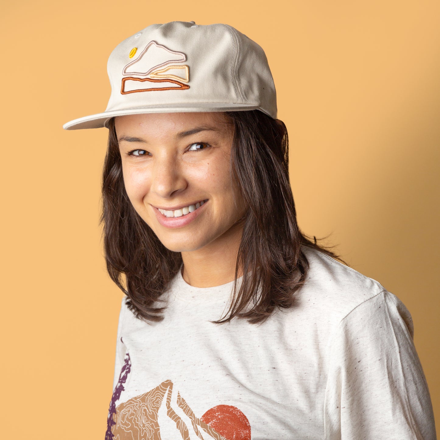 Mountainscape Hat (White)