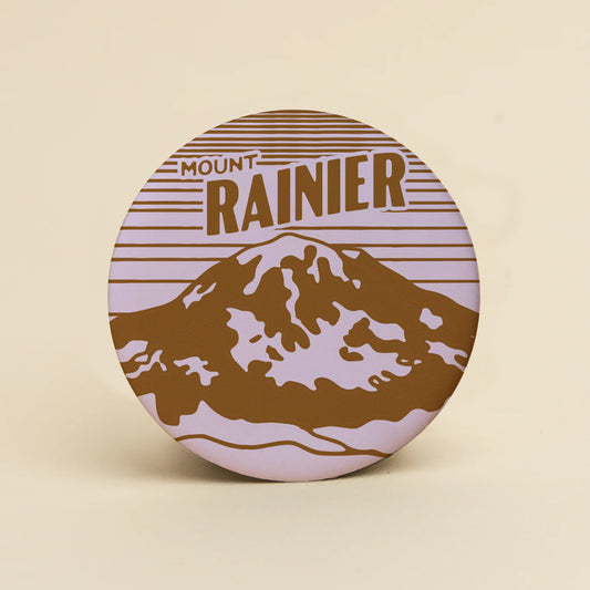 Mount Rainier Cork Coaster