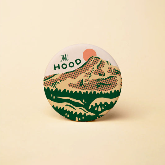 Retro Mt. Hood Button