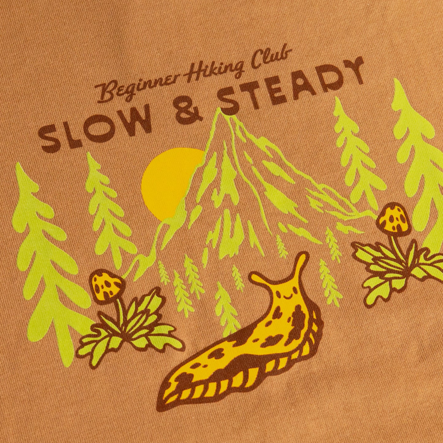 Slow & Steady Kids Tee (Brown)
