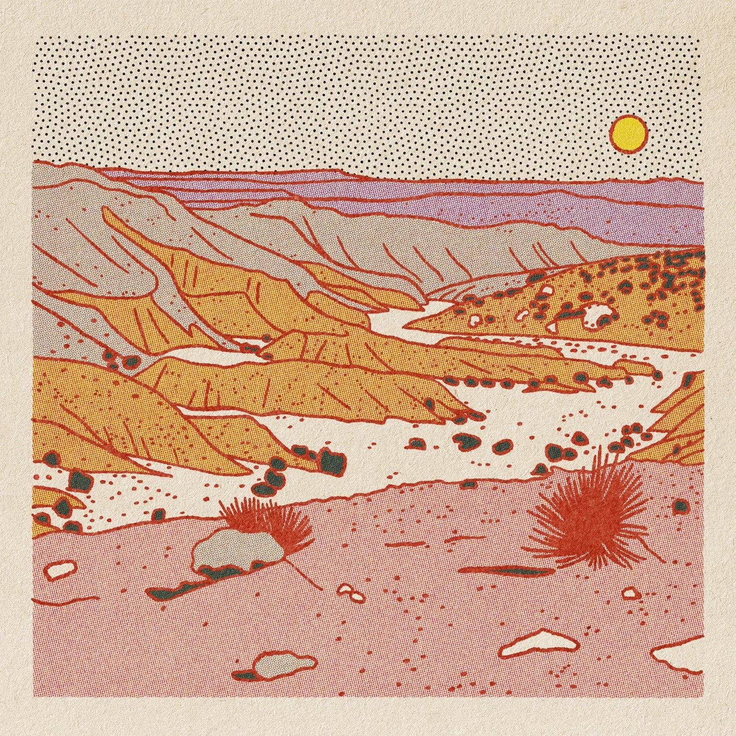 Caroline Clark: Desert Mountain #7 Print