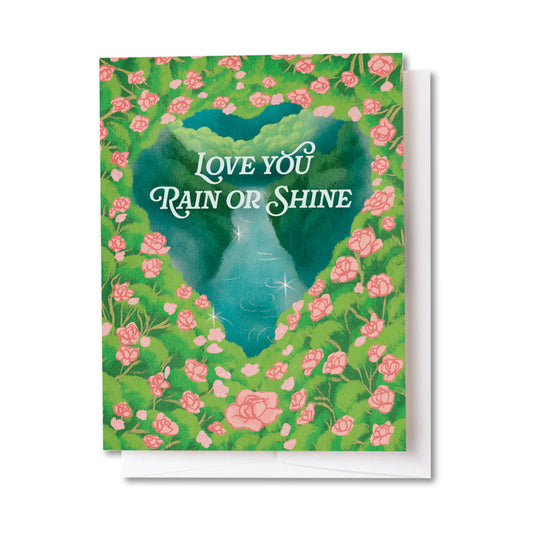 Rose Garden Love You Card