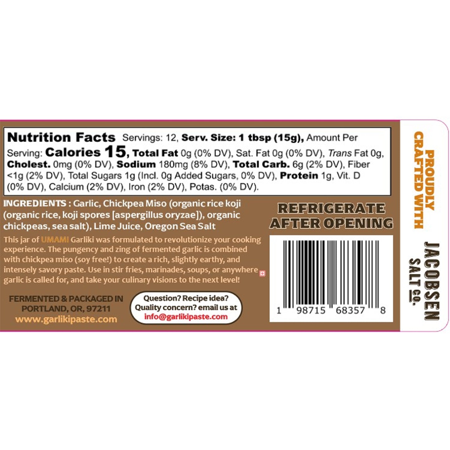 Umami Fermented Garlic Paste