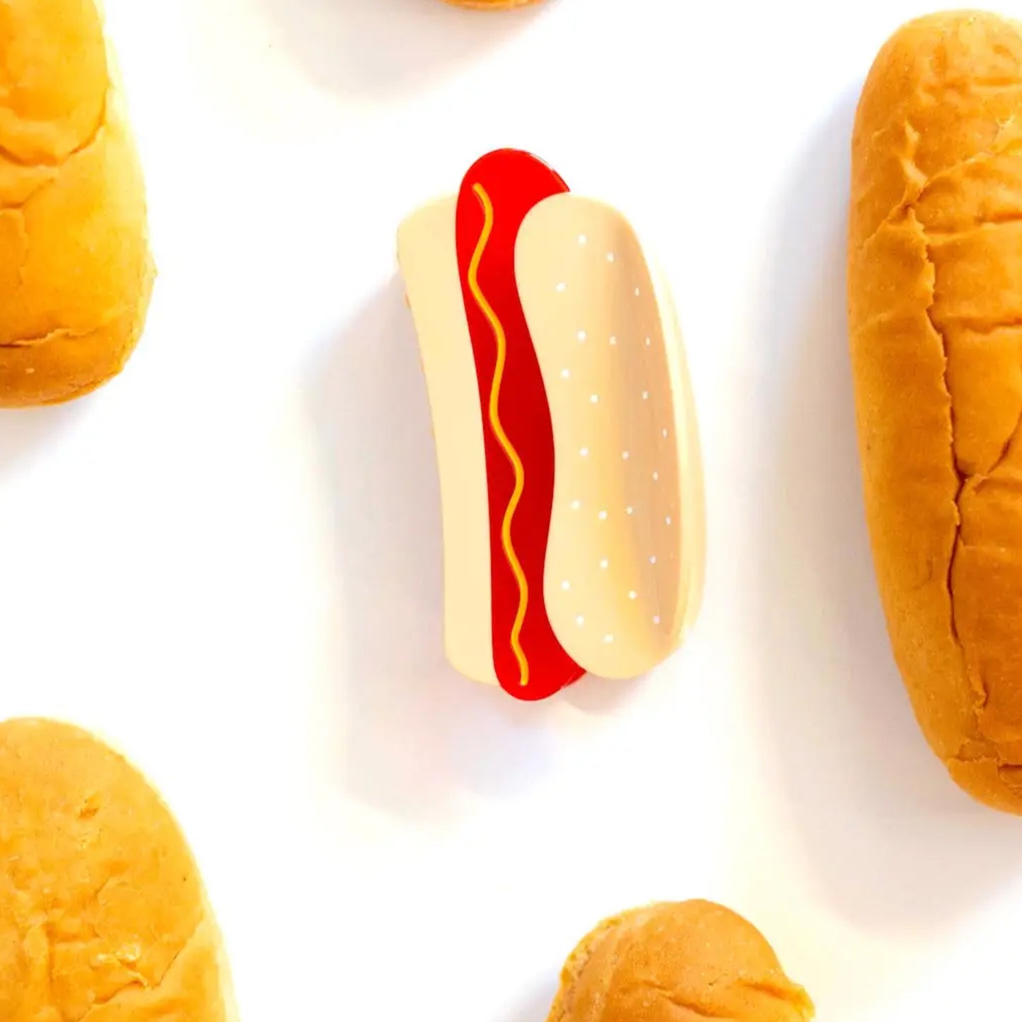 Large Hot Dog Hair Claw