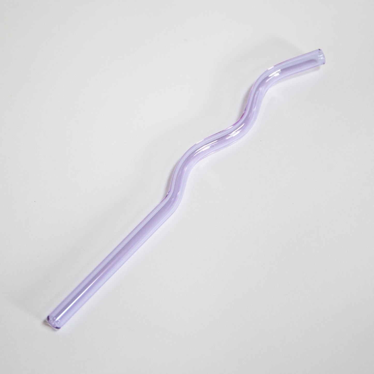 Wavy Glass Straws