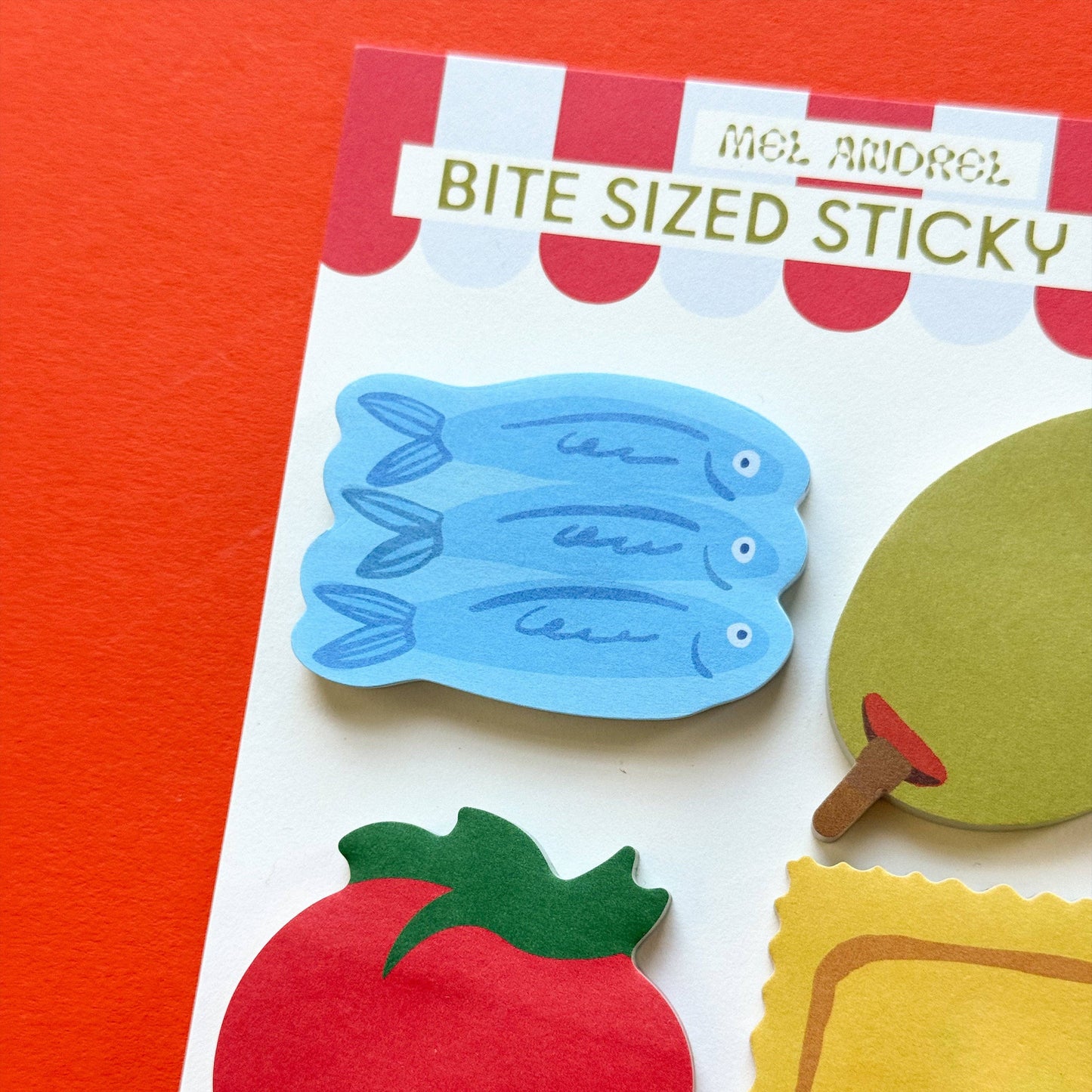 Bite Sized Mini Sticky Tabs: Grocery Trip