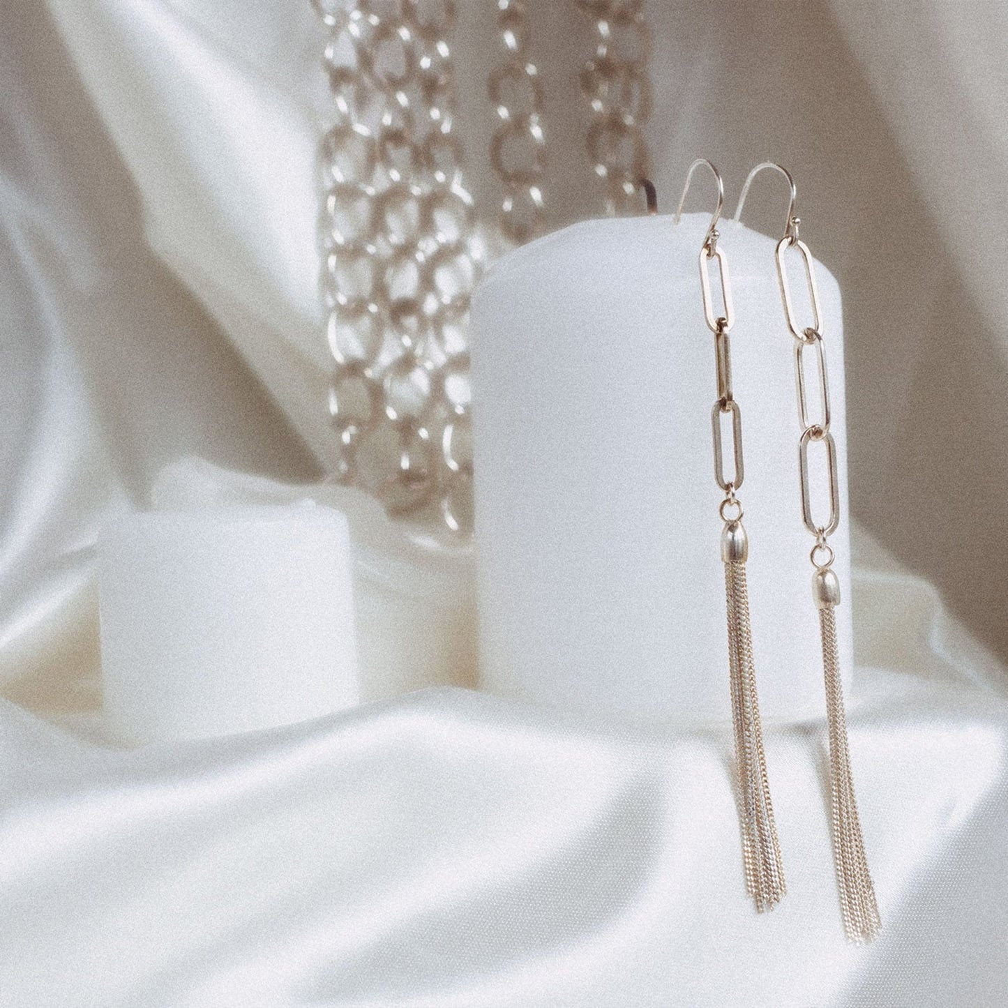 Bound Chain Earrings