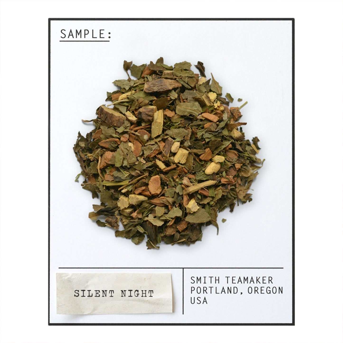 Silent Night Tea Carton