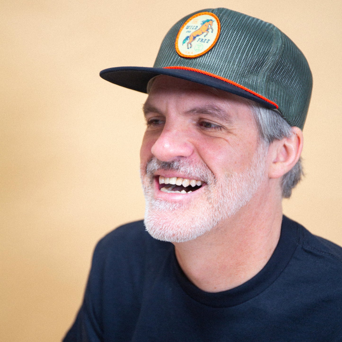 Wild & Free Horse Hat (Loden/Orange)