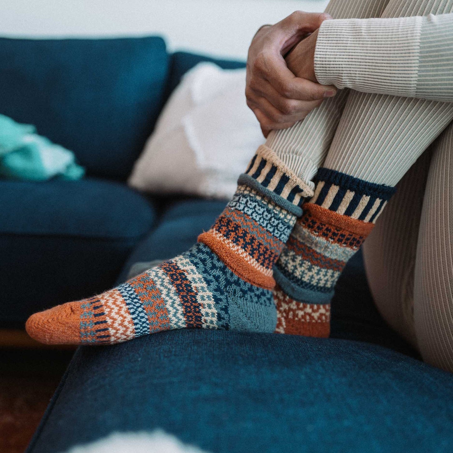 Nutmeg Crew Socks