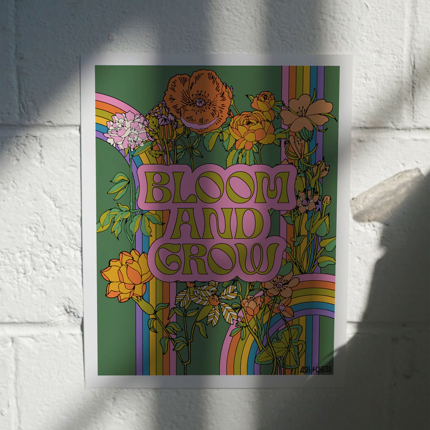 Ash + Chess: Bloom and Grow Print