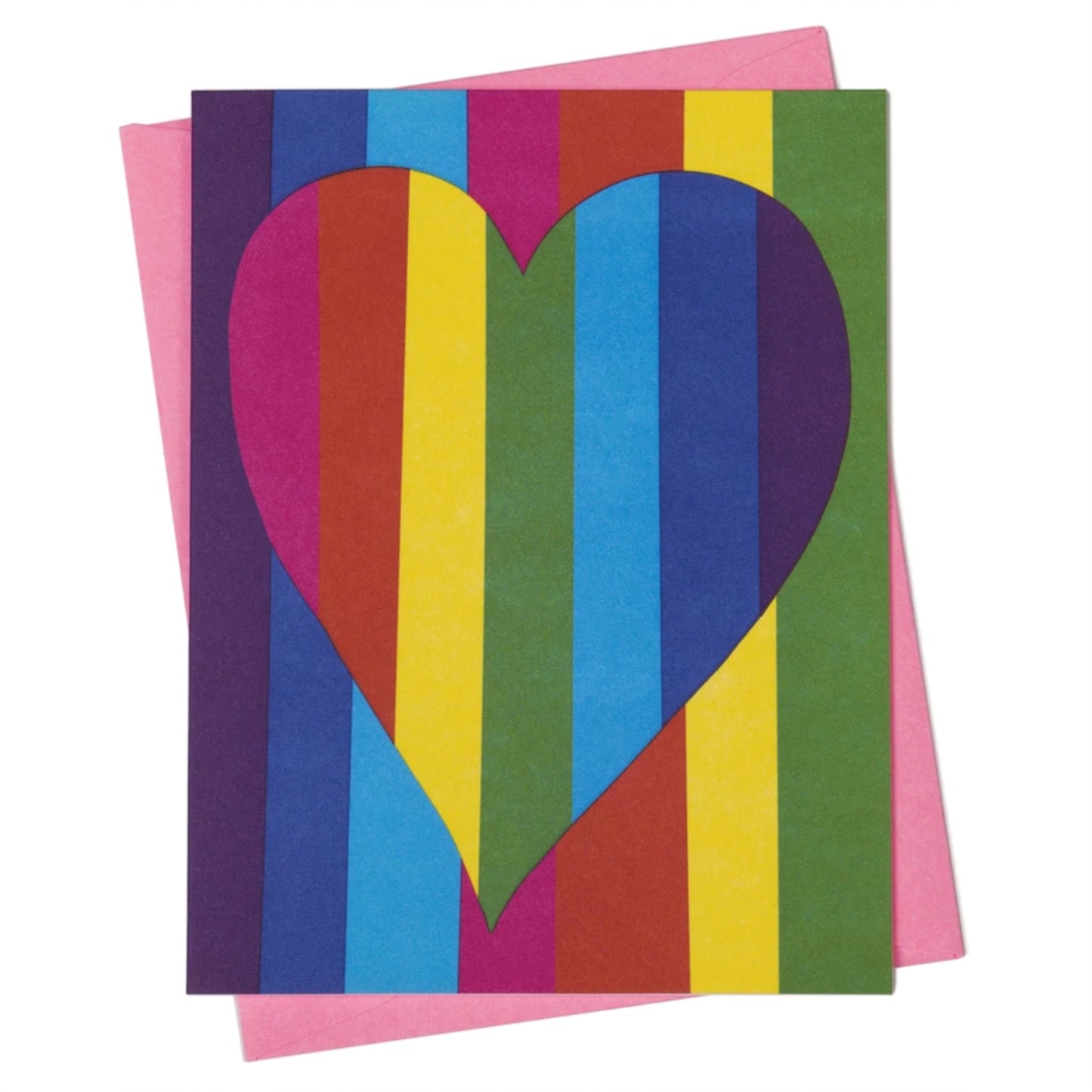 Rainbow Heart Card