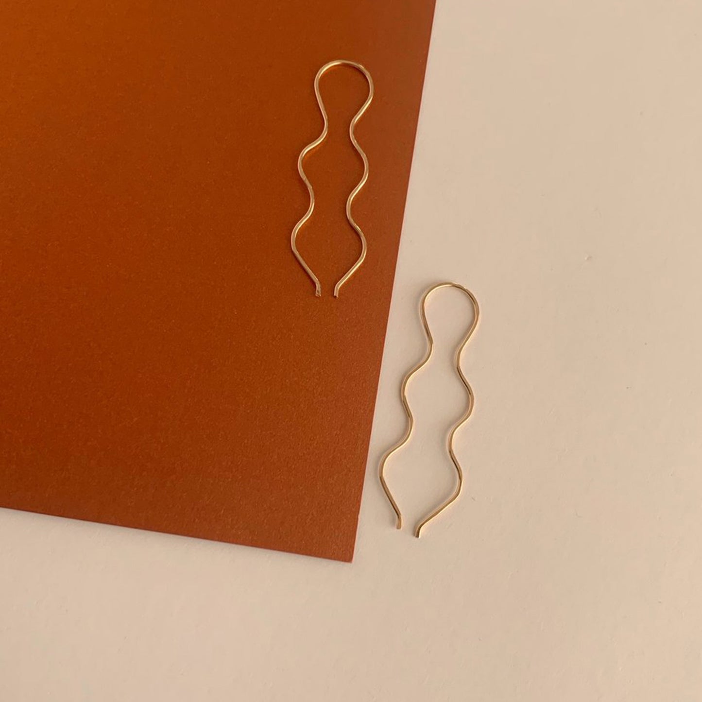 Julia Threader Earrings - Gold Filled