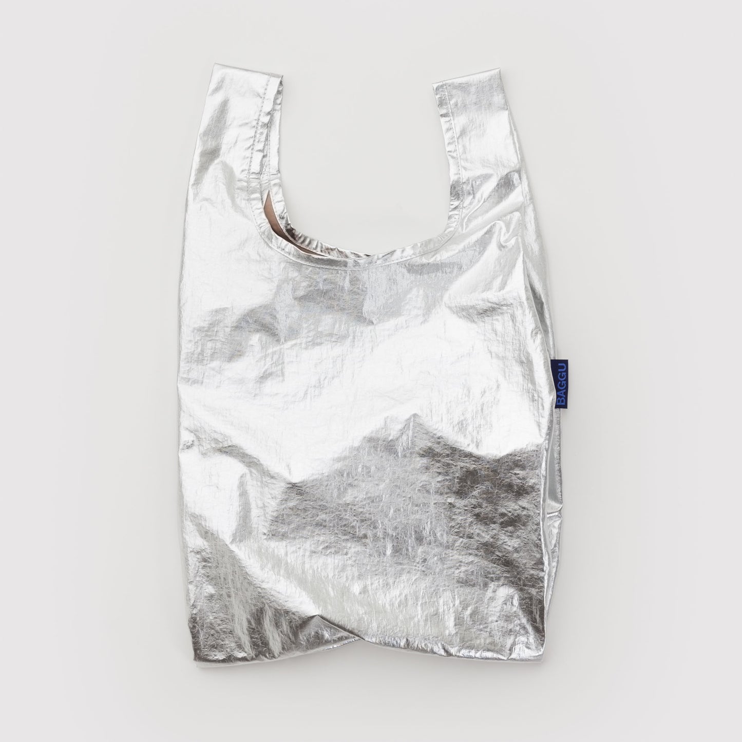 BAGGU Chrome Metallic Baby Baggu