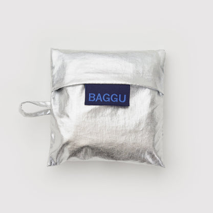 BAGGU Chrome Metallic Baby Baggu