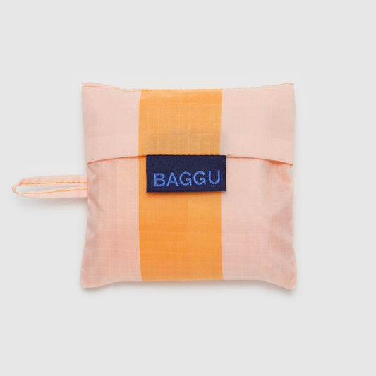 BAGGU Tangerine Wide Stripe Baby Baggu