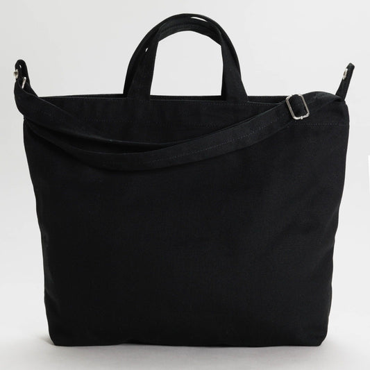 BAGGU Black Horizontal Zip Duck Bag