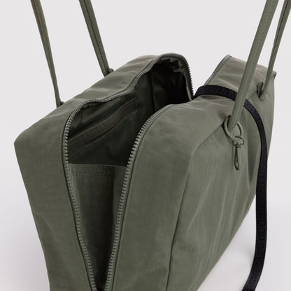 Medium Nylon Bowler Bag