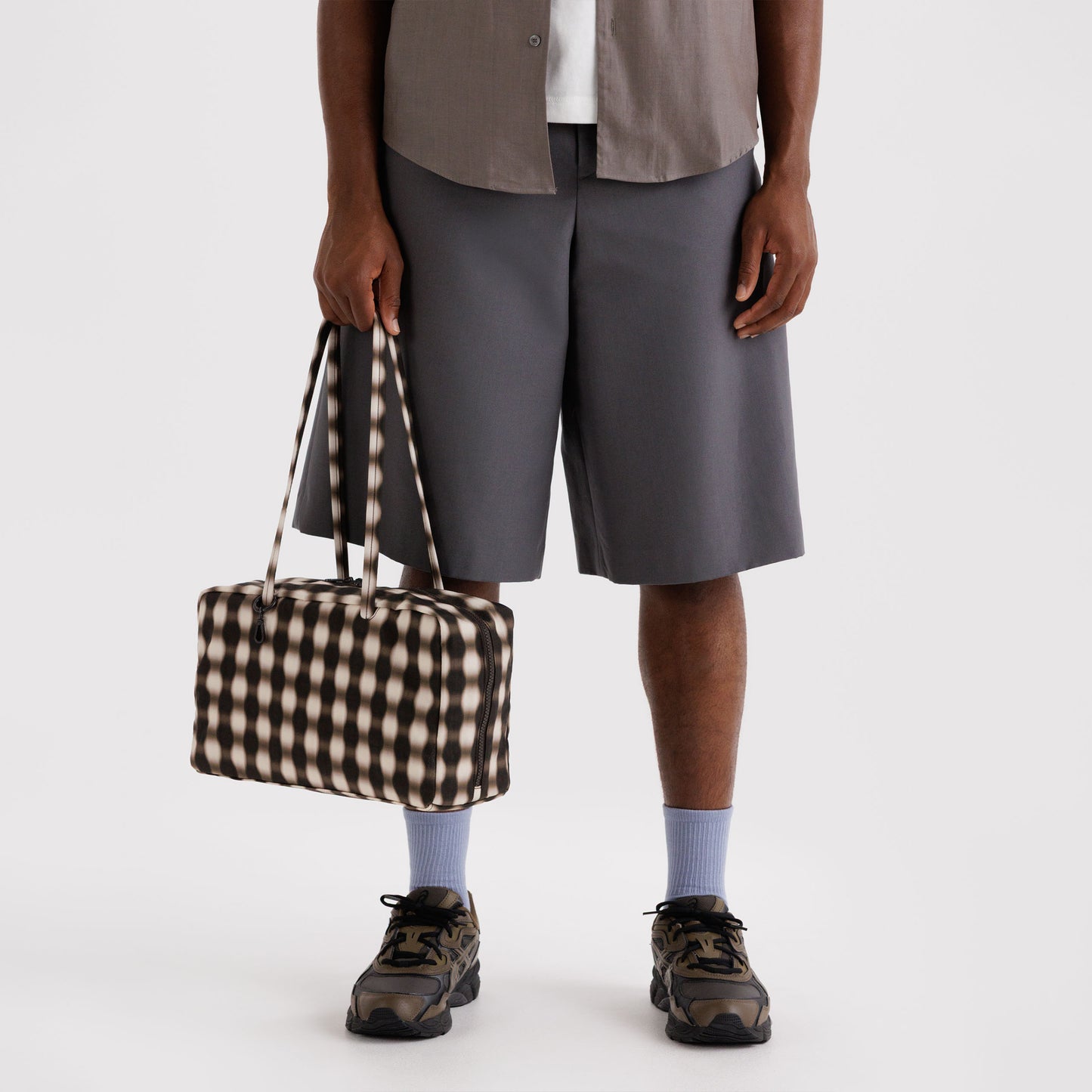 Medium Nylon Bowler Bag
