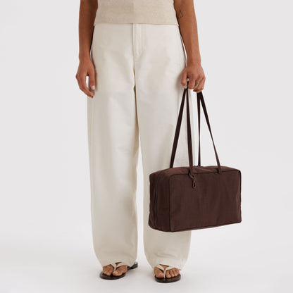 Medium Nylon Bowler Bag