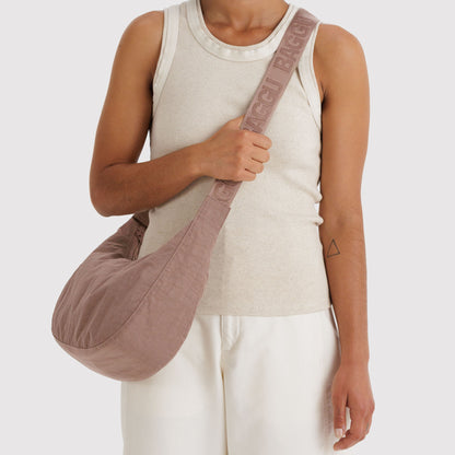 Medium Nylon Crescent Bag