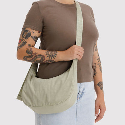 Medium Nylon Crescent Bag