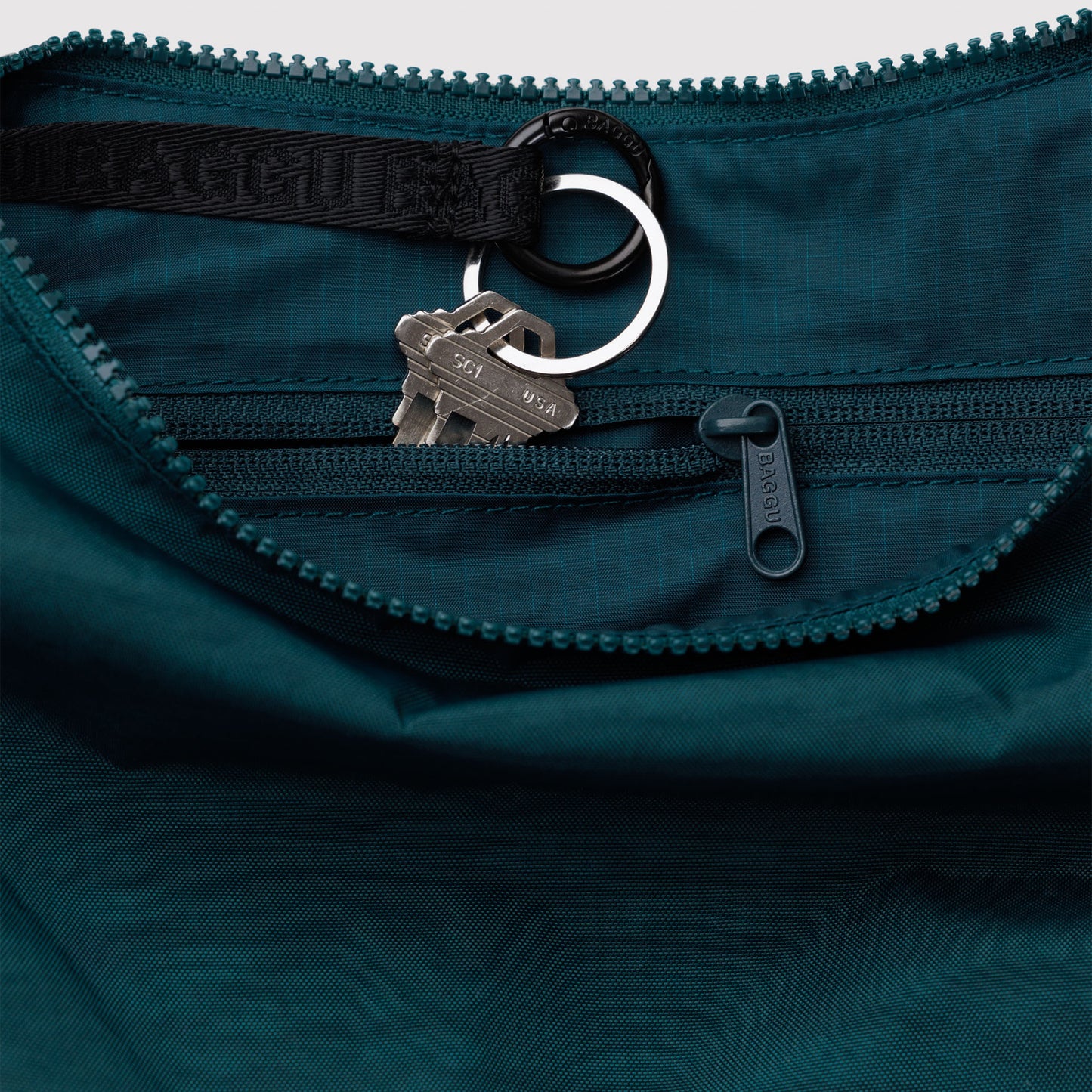 Medium Nylon Crescent Bag