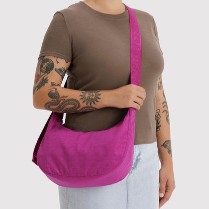 Medium Nylon Crescent Bag