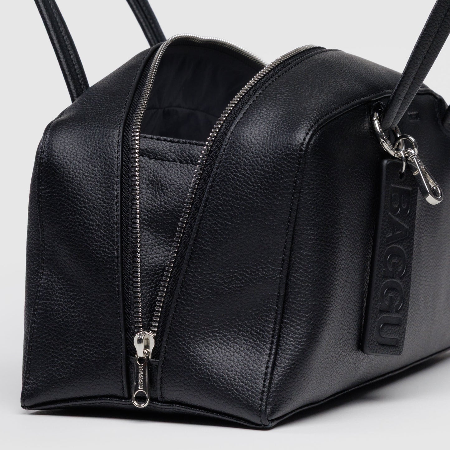 Recycled Leather Bowler Bag