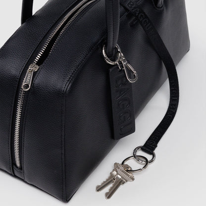 Recycled Leather Bowler Bag