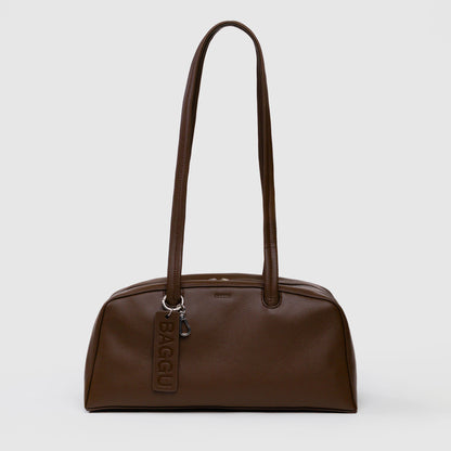 Recycled Leather Bowler Bag