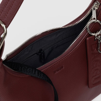 Mini Recycled Leather Shoulder Bag