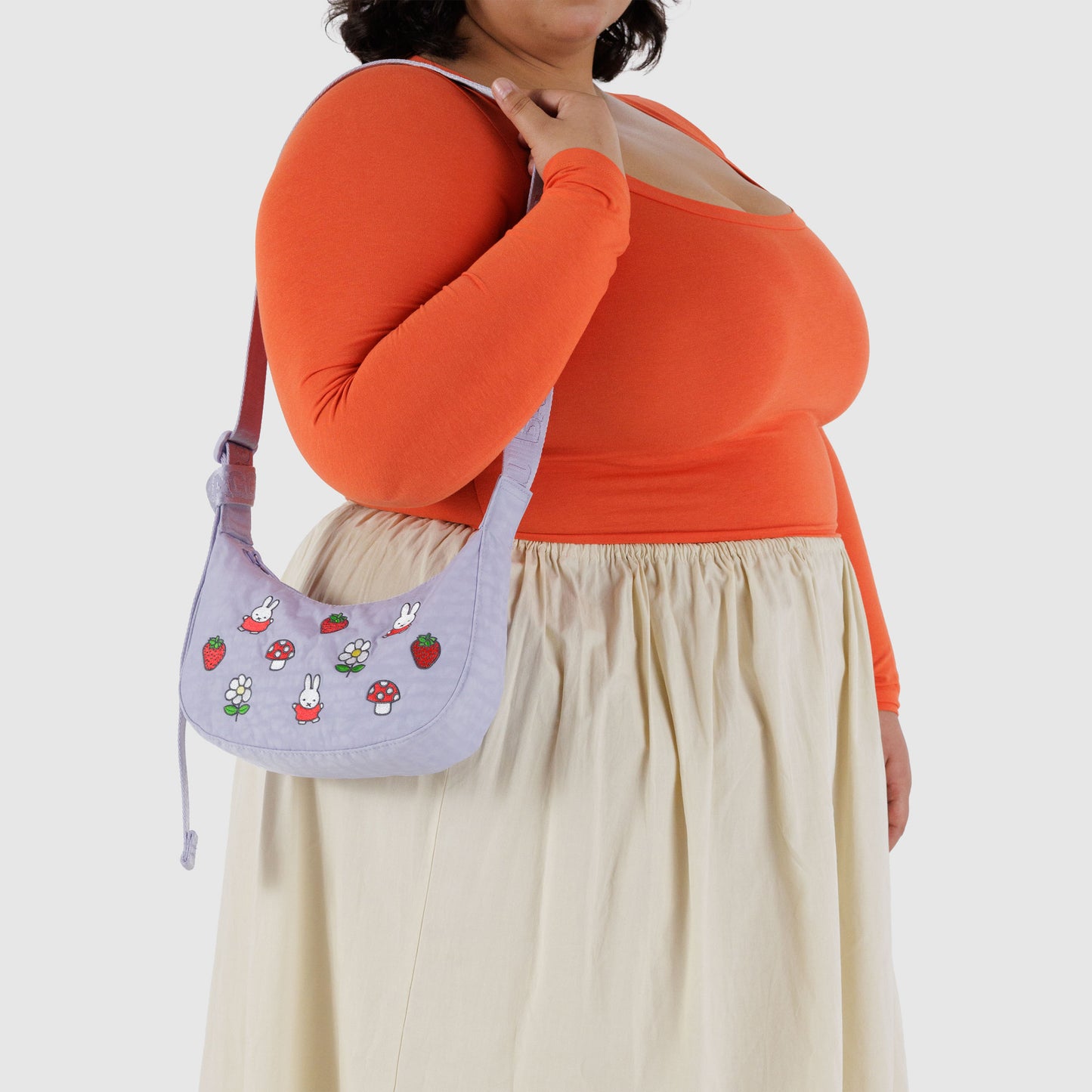 Small Nylon Crescent Bag