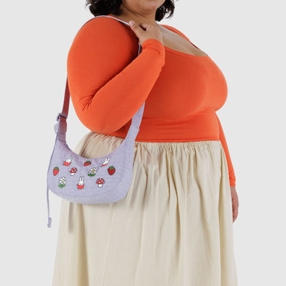 Small Nylon Crescent Bag