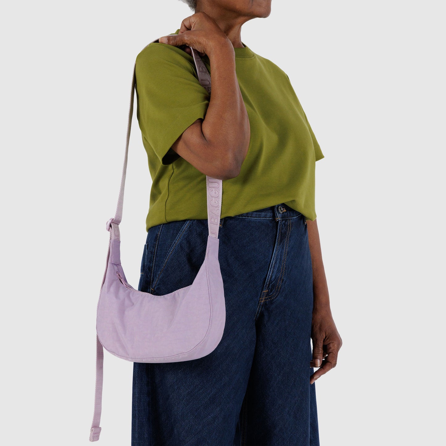 Small Nylon Crescent Bag