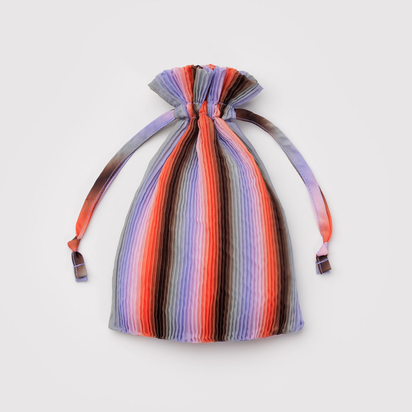 BAGGU Gradient Stripe Poppy & Lilac