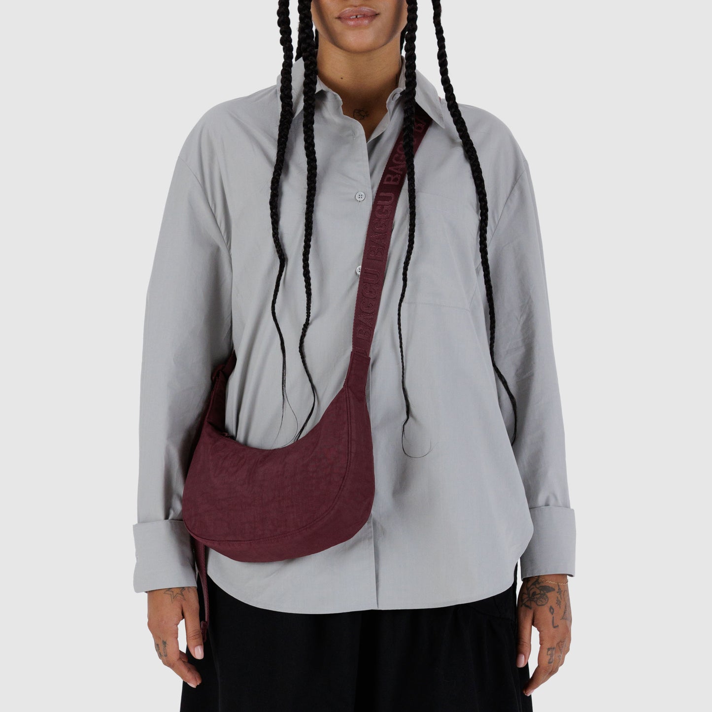 Small Nylon Crescent Bag