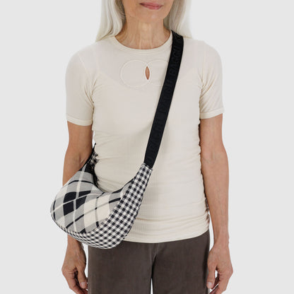 Small Nylon Crescent Bag