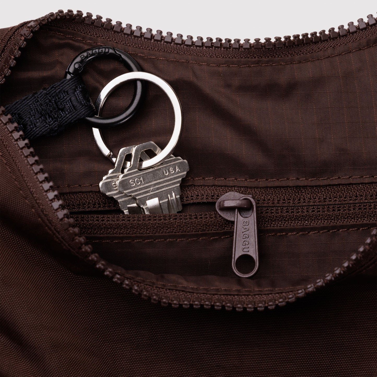 Small Nylon Crescent Bag