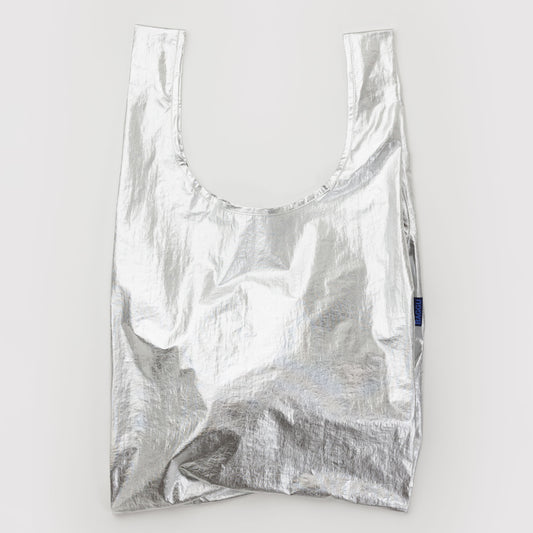 BAGGU Chrome Metallic Standard Baggu