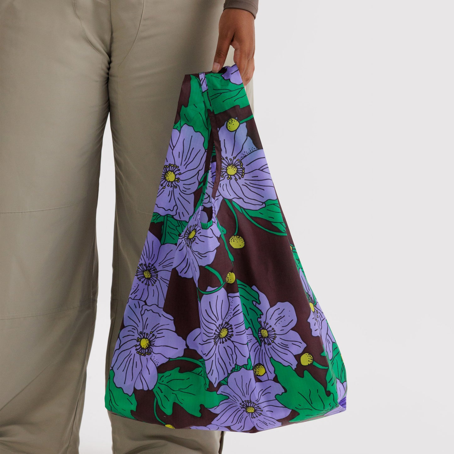 BAGGU Maroon Poppy Standard Baggu