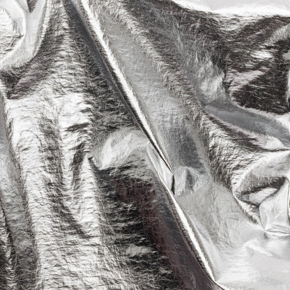 BAGGU Metallic Silver Standard Baggu