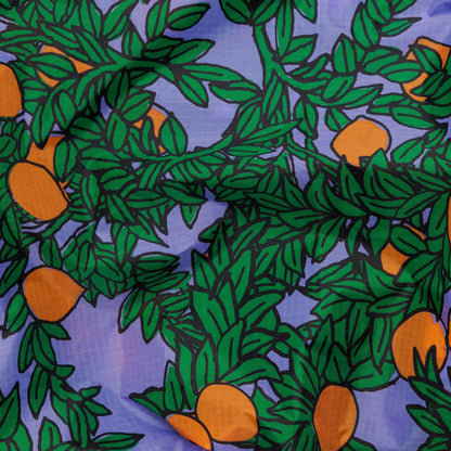 BAGGU Orange Tree Periwinkle Standard Baggu