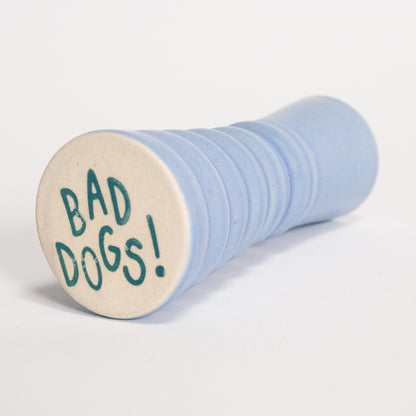 Candleholder in Cement Blue