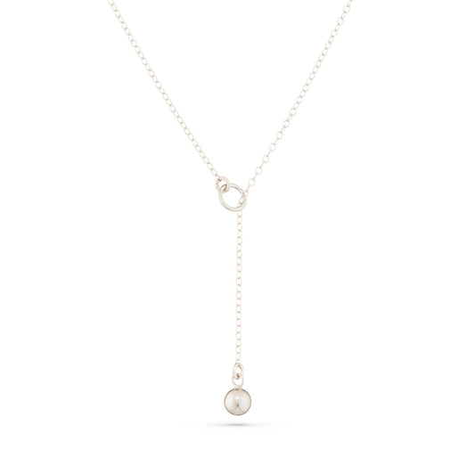 Ballerina Necklace in Silver