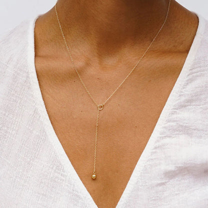 Ballerina Necklace in Silver