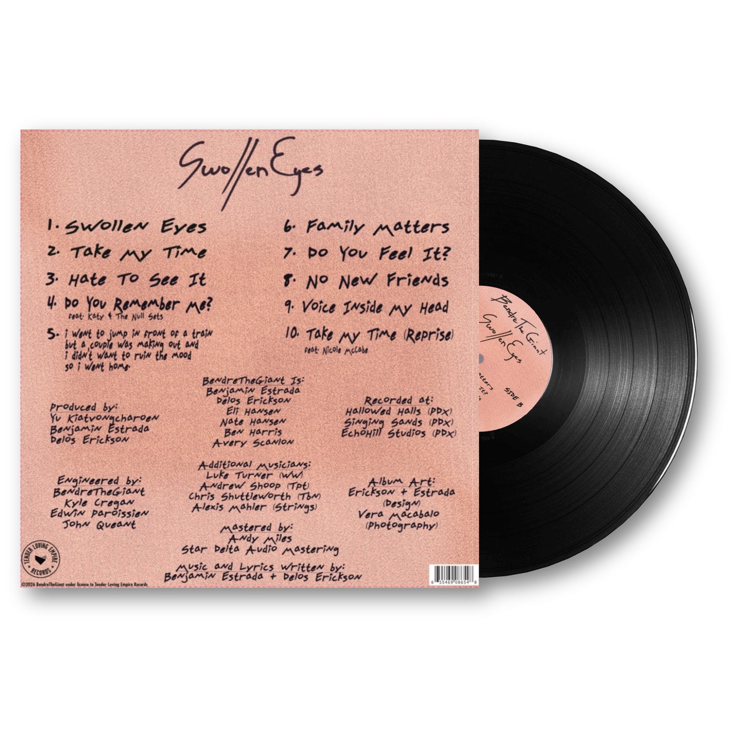 BendreTheGiant - Swollen Eyes (PRE-ORDER)